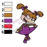 Angelica Pickles Embroidery Design 04